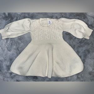 NWOT BabyGap Ivory Woven Dress